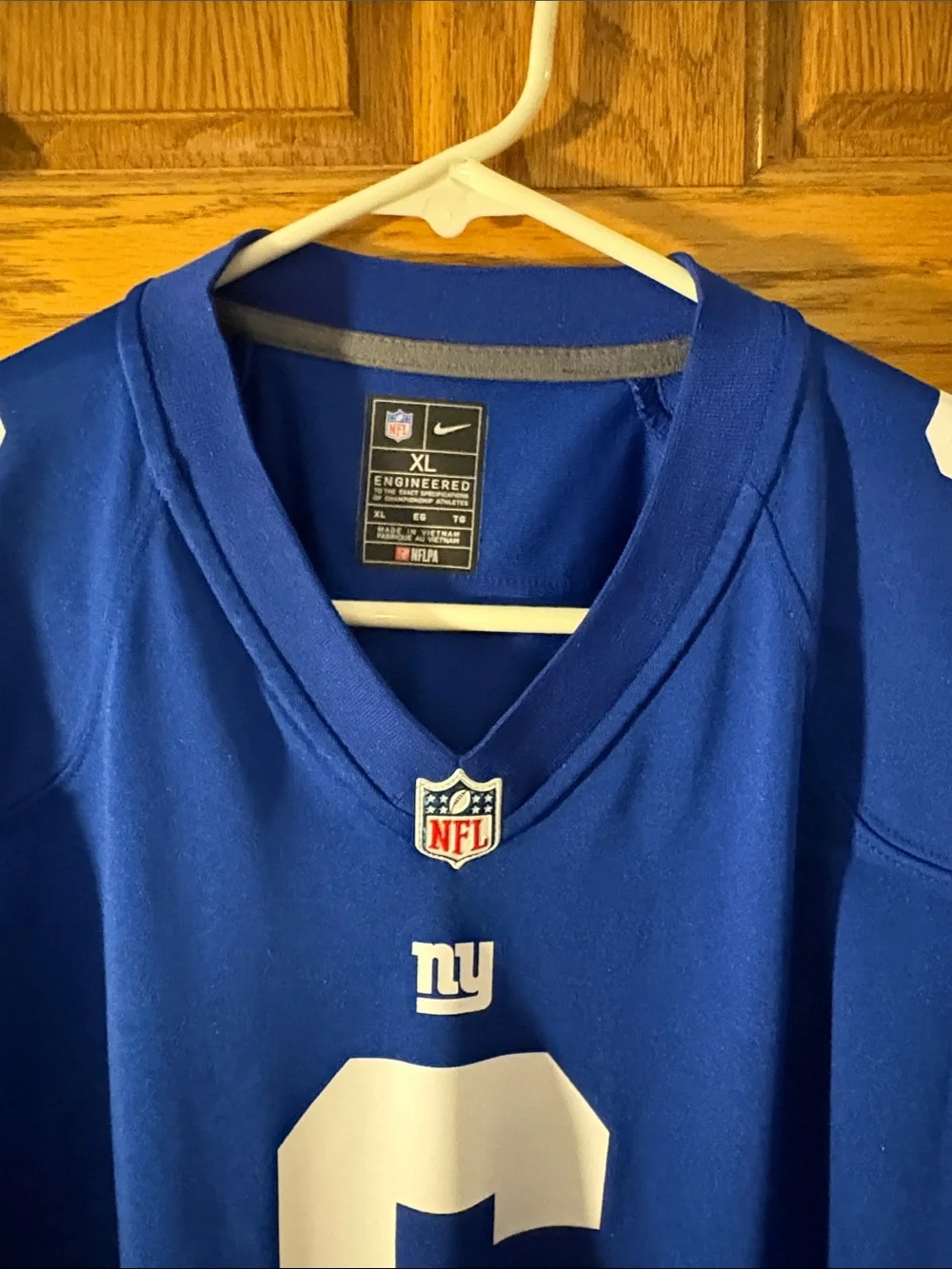 Nike home New York Giants blue  #6 Dart, J Jersey SZ: Men’s XS or Boys XL